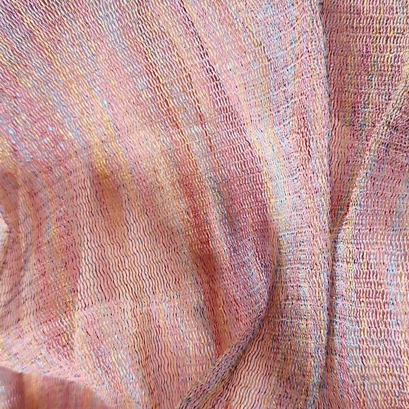 NOUGHTS AND CROSSES DRESS PINK AND BLUE PRINT - Picture 11 of 11